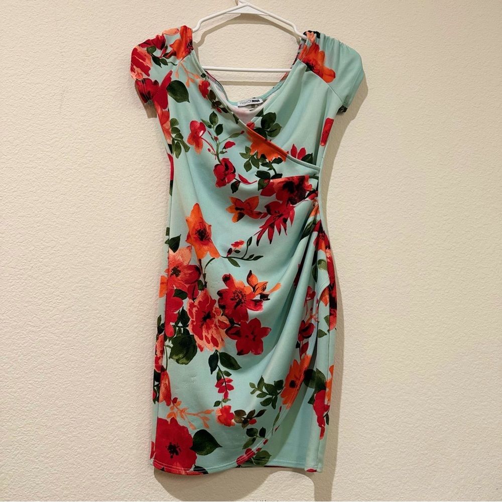 Woman’s Floral Mini Dress